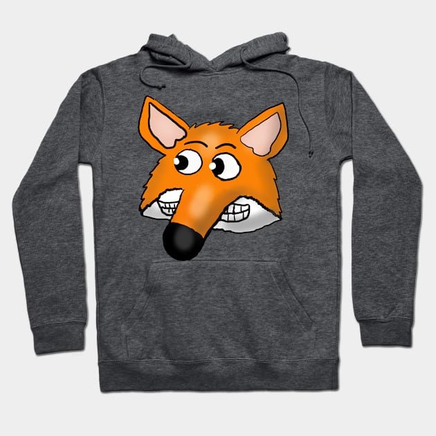 Funny Fox Hoodie by Eric03091978